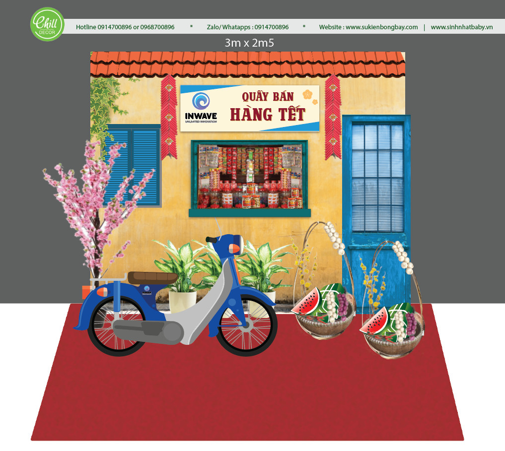 Dịch vụ trang trí Tết ở Mê Linh